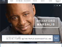 Tablet Screenshot of branfordmarsalis.com